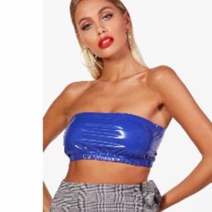 Cute blue vinyl bandeau 💙